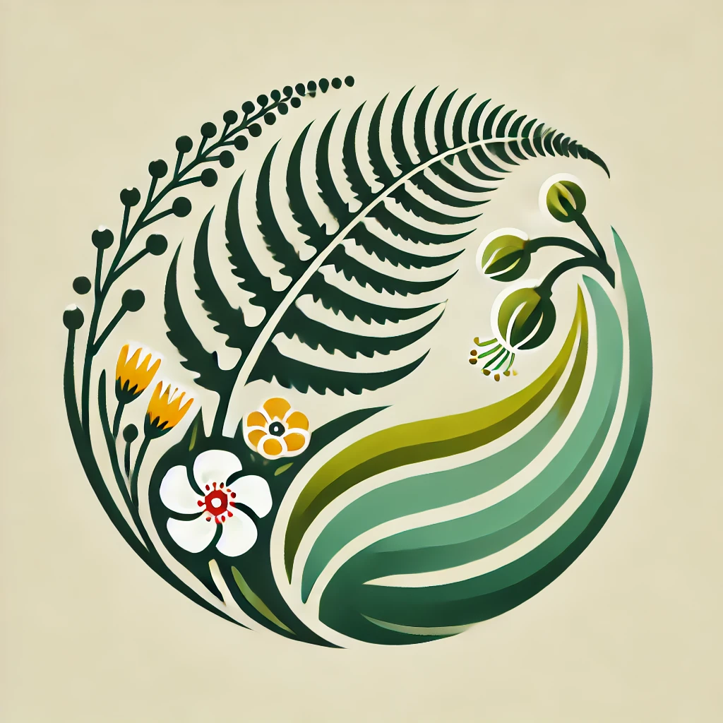 New Zealand Native Plants Logo